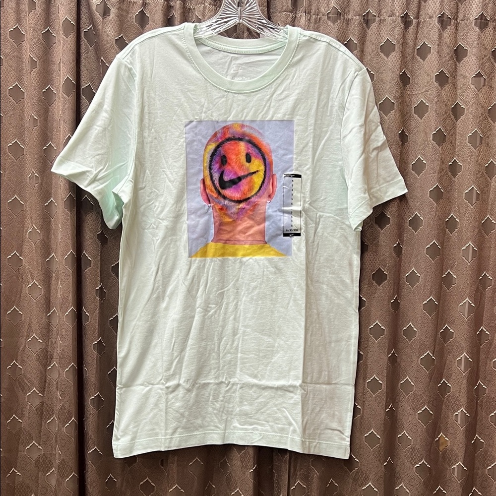 Nike White Tee with Bold Graphic